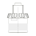 Control Knobs - 140165199047 Knob Index White [Electrolux Aeg]